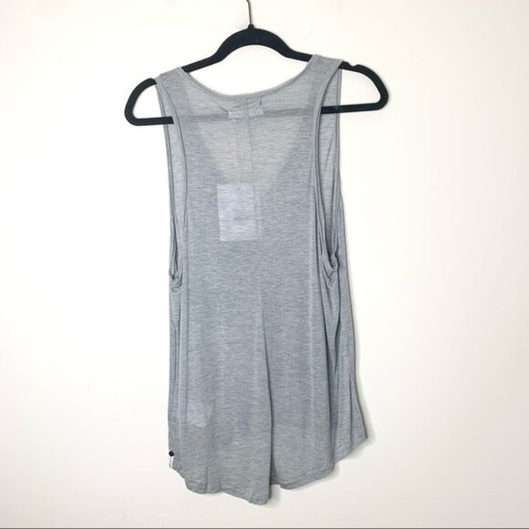 Free People One Teaspoon Soho Fine Wool Tank Top v-neck Gray Marle Size XS - Picture 6 of 11